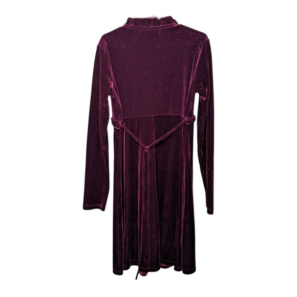 SPEECHLESS Girl Christmas Holiday Dress Velour Sparkles 7 - Picture 2 of 8